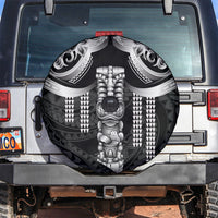 Tiki Drum Hawaii Spare Tire Cover Hawaiian Kakau Tattoo Style LT14 Black - Polynesian Pride