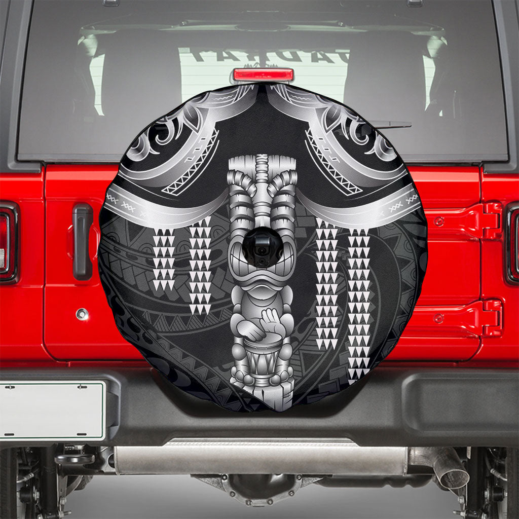 Tiki Drum Hawaii Spare Tire Cover Hawaiian Kakau Tattoo Style LT14 - Polynesian Pride
