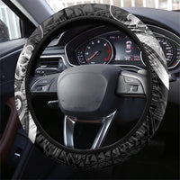 Tiki Drum Hawaii Steering Wheel Cover Hawaiian Kakau Tattoo Style LT14 - Polynesian Pride