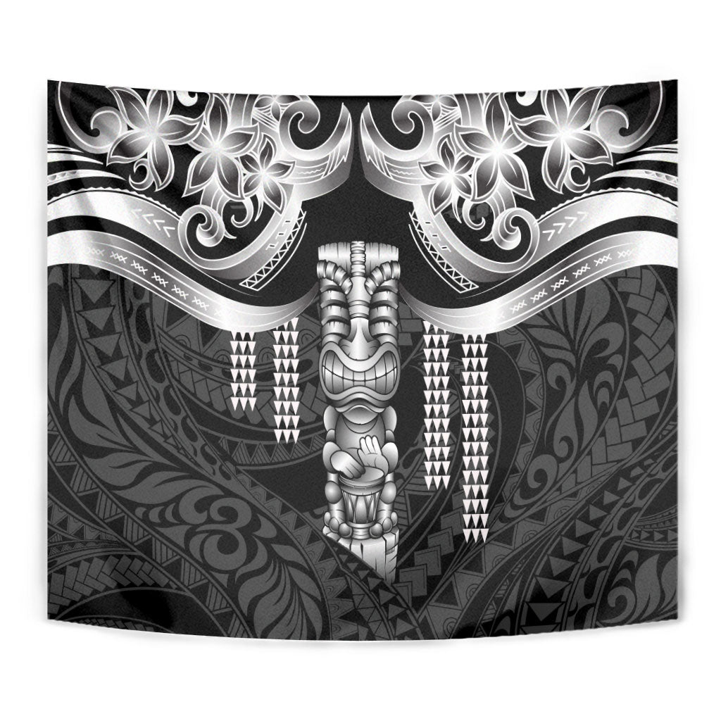 Tiki Drum Hawaii Tapestry Hawaiian Kakau Tattoo Style LT14 - Polynesian Pride