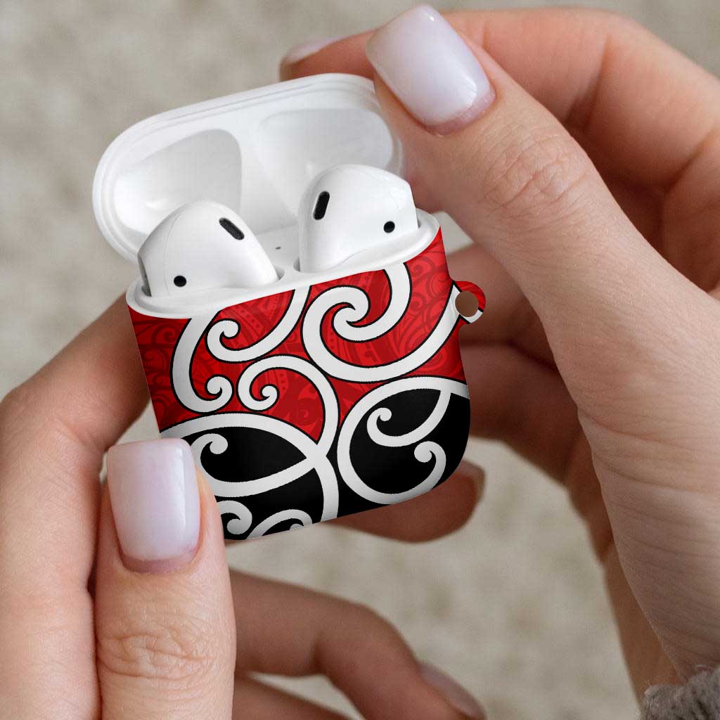 New Zealand AirPods Case Maori Koru Tino Rangatiratanga Color LT14 - Polynesian Pride