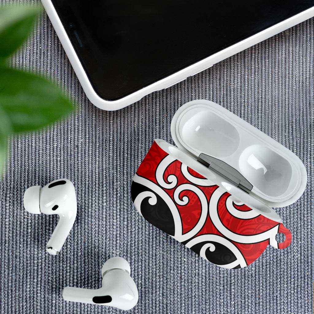 New Zealand AirPods Case Maori Koru Tino Rangatiratanga Color LT14 - Polynesian Pride