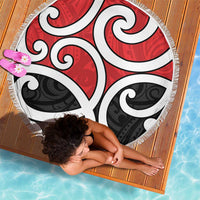 New Zealand Beach Blanket Maori Koru Tino Rangatiratanga Color LT14 - Polynesian Pride