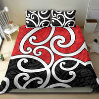 New Zealand Bedding Set Maori Koru Tino Rangatiratanga Color - Polynesian Pride