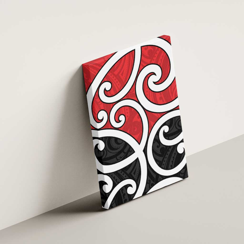 New Zealand Canvas Wall Art Maori Koru Tino Rangatiratanga Color LT14 - Polynesian Pride