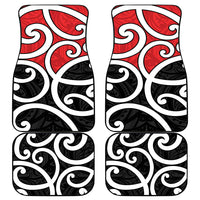 New Zealand Car Mats Maori Koru Tino Rangatiratanga Color LT14 - Polynesian Pride
