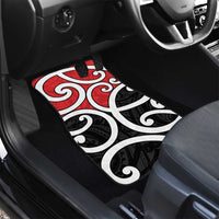 New Zealand Car Mats Maori Koru Tino Rangatiratanga Color LT14 - Polynesian Pride