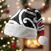 New Zealand Christmas Santa Hat Maori Koru Tino Rangatiratanga Color LT14 Without Fur Red - Polynesian Pride