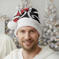 New Zealand Christmas Santa Hat Maori Koru Tino Rangatiratanga Color LT14 - Polynesian Pride