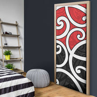 New Zealand Door Cover Maori Koru Tino Rangatiratanga Color LT14 - Polynesian Pride