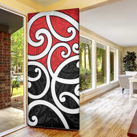 New Zealand Door Cover Maori Koru Tino Rangatiratanga Color LT14 - Polynesian Pride