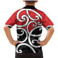 New Zealand Family Matching Mermaid Dress and Hawaiian Shirt Maori Koru Tino Rangatiratanga Color LT14 - Polynesian Pride
