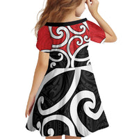 New Zealand Family Matching Off Shoulder Maxi Dress and Hawaiian Shirt Maori Koru Tino Rangatiratanga Color LT14 - Polynesian Pride