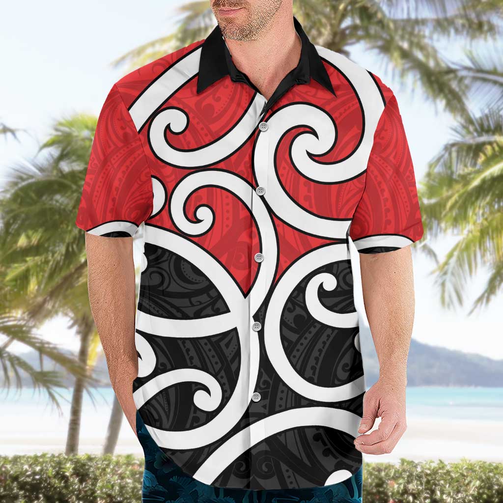 New Zealand Hawaiian Shirt Maori Koru Tino Rangatiratanga Color LT14 - Polynesian Pride