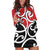 New Zealand Hoodie Dress Maori Koru Tino Rangatiratanga Color - Polynesian Pride