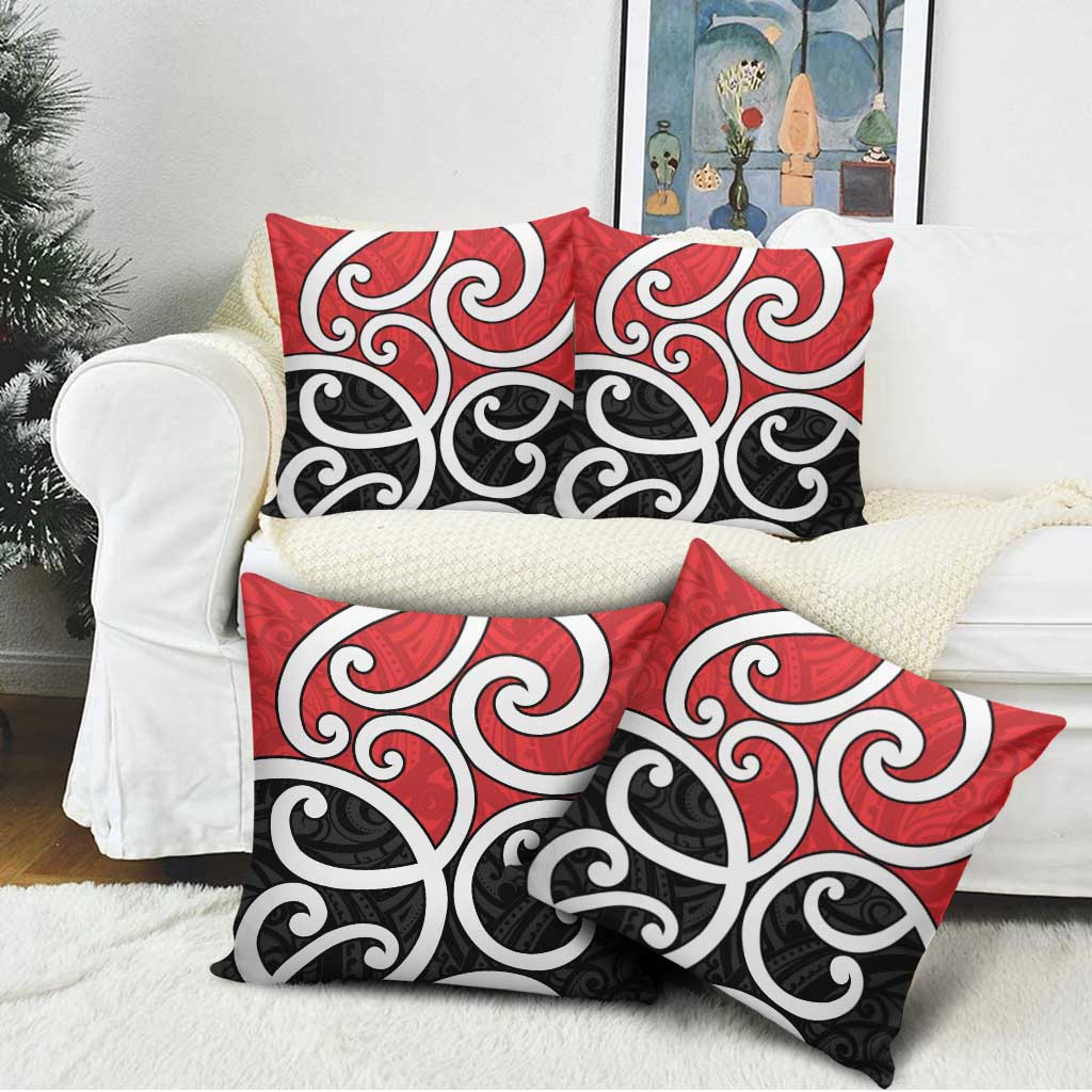 New Zealand Pillow Cover Maori Koru Tino Rangatiratanga Color LT14 - Polynesian Pride