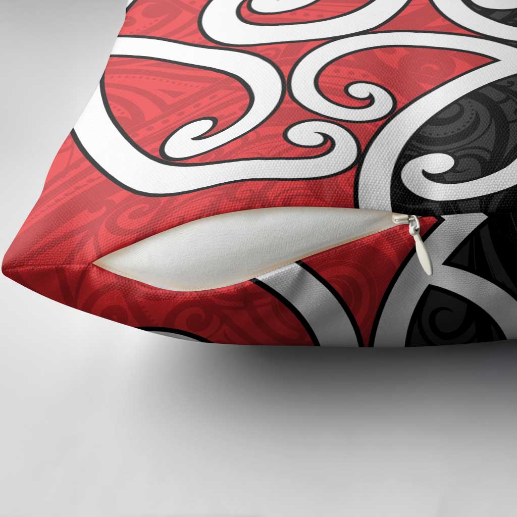 New Zealand Pillow Cover Maori Koru Tino Rangatiratanga Color LT14 - Polynesian Pride