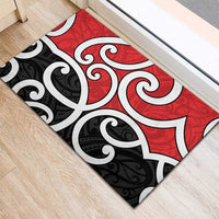 New Zealand Rubber Doormat Maori Koru Tino Rangatiratanga Color LT14 - Polynesian Pride