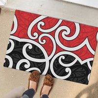 New Zealand Rubber Doormat Maori Koru Tino Rangatiratanga Color LT14 - Polynesian Pride