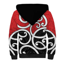 New Zealand Sherpa Hoodie Maori Koru Tino Rangatiratanga Color LT14 - Polynesian Pride