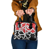 New Zealand Shoulder Handbag Maori Koru Tino Rangatiratanga Color LT14 One Size Red - Polynesian Pride