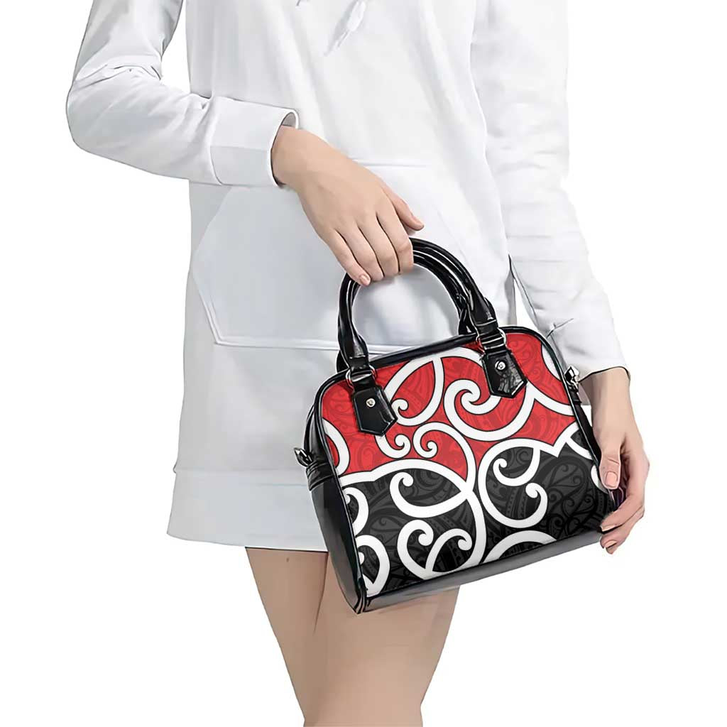 New Zealand Shoulder Handbag Maori Koru Tino Rangatiratanga Color LT14 - Polynesian Pride