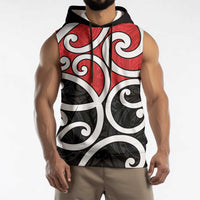 New Zealand Sleeveless Hoodie Maori Koru Tino Rangatiratanga Color LT14 - Polynesian Pride