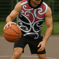 New Zealand Sleeveless Hoodie Maori Koru Tino Rangatiratanga Color LT14 - Polynesian Pride