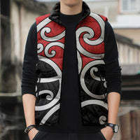New Zealand Sleeveless Puffer Jacket Maori Koru Tino Rangatiratanga Color LT14 - Polynesian Pride