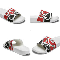 New Zealand Slide Sandals Maori Koru Tino Rangatiratanga Color LT14 - Polynesian Pride