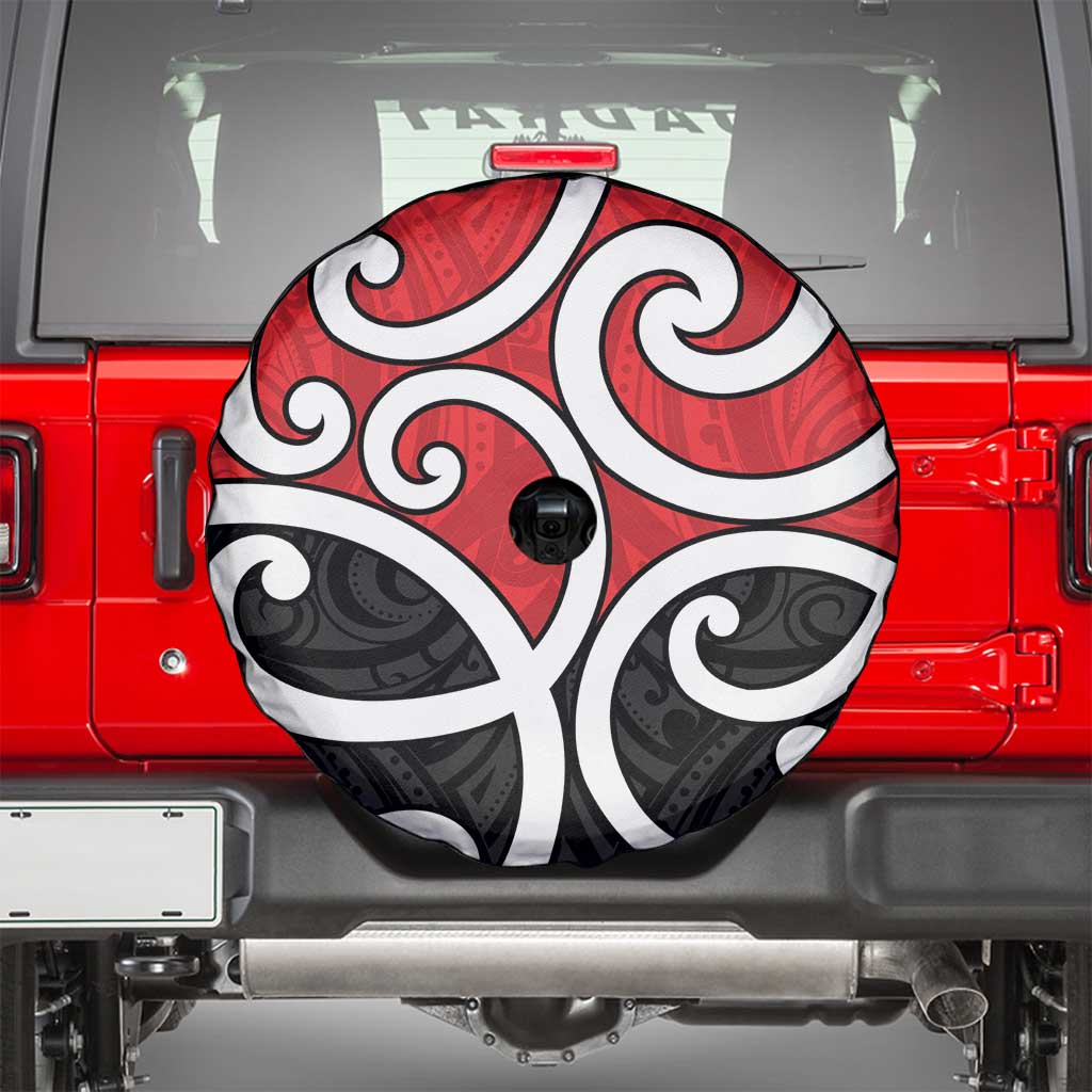 New Zealand Spare Tire Cover Maori Koru Tino Rangatiratanga Color LT14 - Polynesian Pride