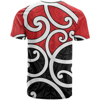 New Zealand T Shirt Maori Koru Tino Rangatiratanga Color LT14 - Polynesian Pride