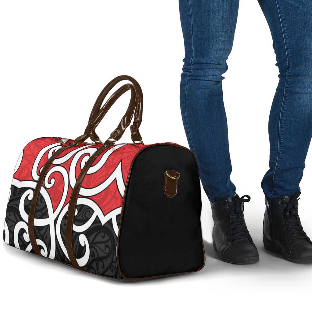 New Zealand Travel Bag Maori Koru Tino Rangatiratanga Color LT14 - Polynesian Pride