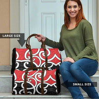 New Zealand Travel Bag Maori Koru Tino Rangatiratanga Color LT14 - Polynesian Pride