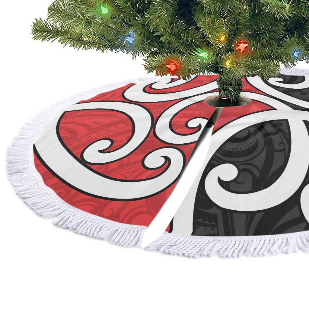 New Zealand Tree Skirt Maori Koru Tino Rangatiratanga Color LT14 - Polynesian Pride