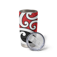 New Zealand Tumbler Cup Maori Koru Tino Rangatiratanga Color LT14 - Polynesian Pride