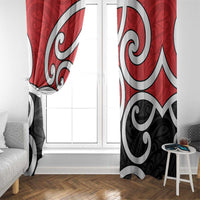 New Zealand Window Curtain Maori Koru Tino Rangatiratanga Color LT14 - Polynesian Pride