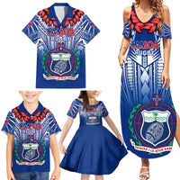Samoa Rugby Family Matching Summer Maxi Dress and Hawaiian Shirt 2023 Go Manu Samoa With Ula Fala Style LT14 - Polynesian Pride