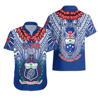 Samoa Rugby Hawaiian Shirt 2023 Go Manu Samoa With Ula Fala Style LT14 - Polynesian Pride