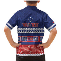 Personalised FAST Samoa Siapo Family Matching Mermaid Dress and Hawaiian Shirt Teuila Flowers Samoan Pattern LT14 - Polynesian Pride