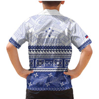 Personalised HRPP Samoa Siapo Family Matching Mermaid Dress and Hawaiian Shirt Teuila Flowers Samoan Pattern LT14 - Polynesian Pride