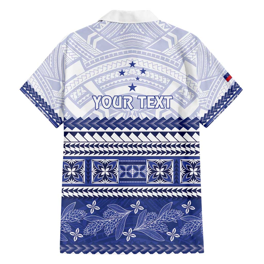 Personalised HRPP Samoa Siapo Family Matching Summer Maxi Dress and Hawaiian Shirt Teuila Flowers Samoan Pattern LT14 - Polynesian Pride