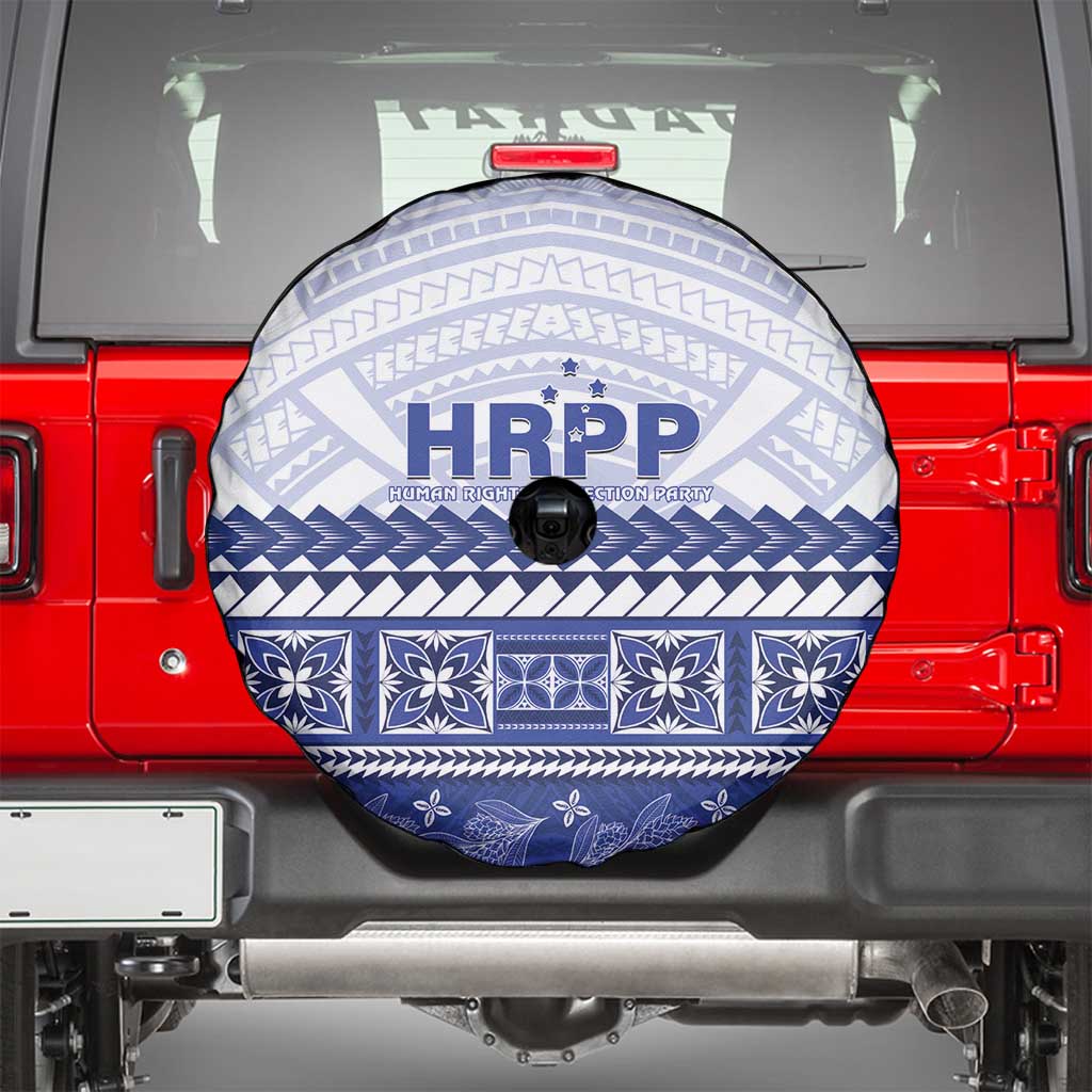 HRPP Samoa Siapo Spare Tire Cover Teuila Flowers Samoan Pattern - Polynesian Pride