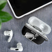 New Zealand Christmas Rugby Personalised AirPods Case Meri Kirihimete All Black Maori LT14 - Polynesian Pride