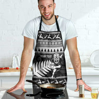 New Zealand Christmas Rugby Personalised Apron Meri Kirihimete All Black Maori LT14 - Polynesian Pride