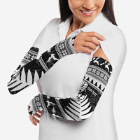 New Zealand Christmas Rugby Personalised Arm Sleeves Meri Kirihimete All Black Maori LT14 - Polynesian Pride