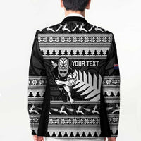 New Zealand Christmas Rugby Personalised Blazer Meri Kirihimete All Black Maori LT14 - Polynesian Pride