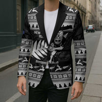 New Zealand Christmas Rugby Personalised Blazer Meri Kirihimete All Black Maori LT14 - Polynesian Pride