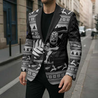 New Zealand Christmas Rugby Personalised Blazer Meri Kirihimete All Black Maori LT14 - Polynesian Pride