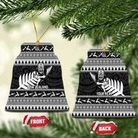 New Zealand Christmas Rugby Personalised Ceramic Ornament Meri Kirihimete All Black Maori - Polynesian Pride